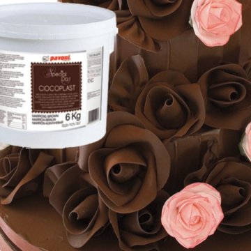 CIOCCOLATO PLASTICO MARRONE KG 6